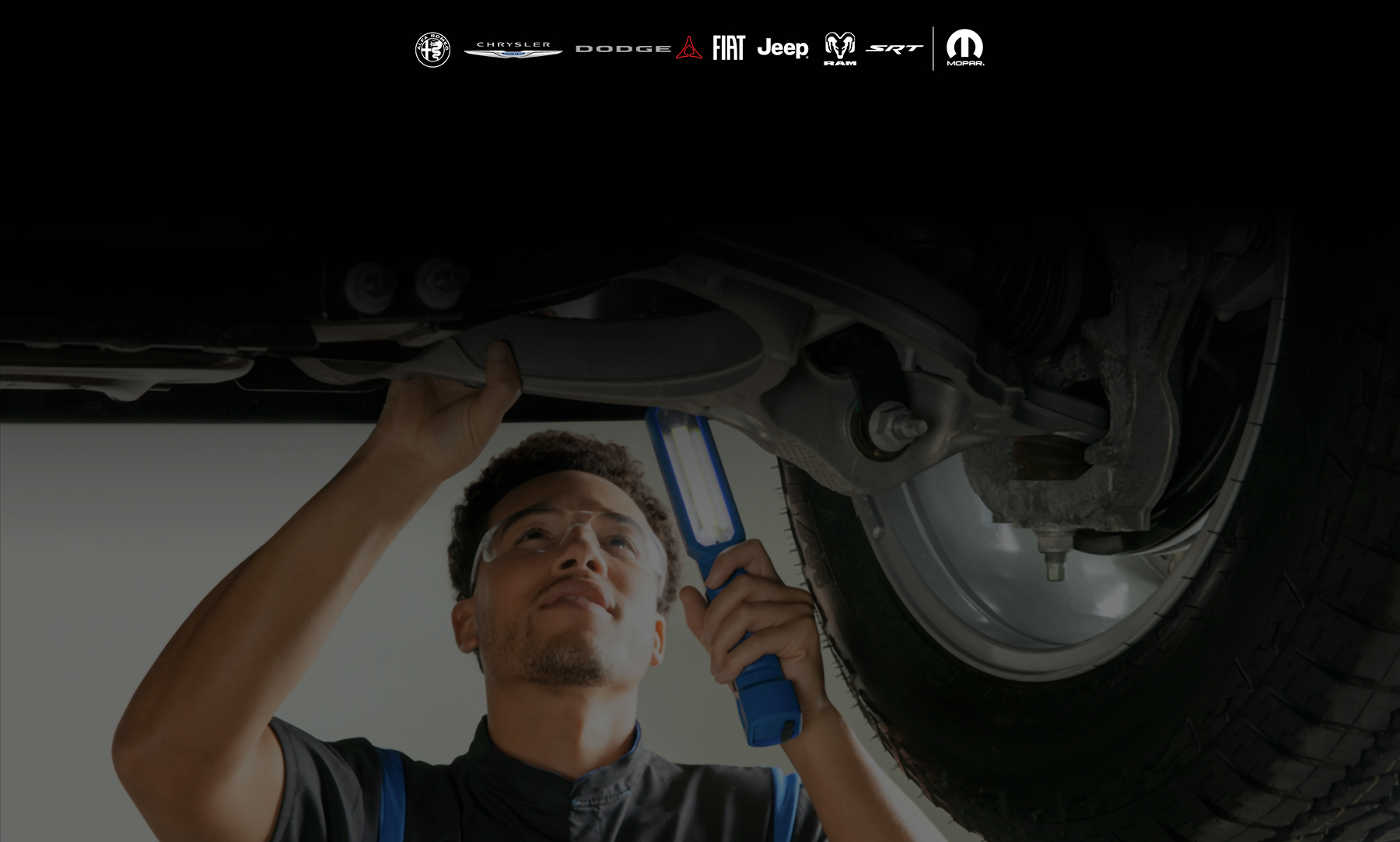 Man changing oil background